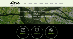 Desktop Screenshot of dixierecruitment.co.za