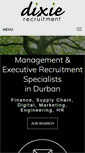 Mobile Screenshot of dixierecruitment.co.za